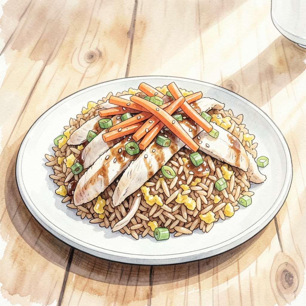 Visual Fried Rice Chicken Fried Rice Recipe Easy: Takeout-Style Flavor in 20 Minutes ...
