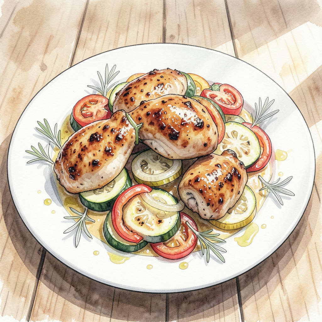 Chicken Ratatouille Recipe: Hearty Vegetable Medley with Tender Chicken ...