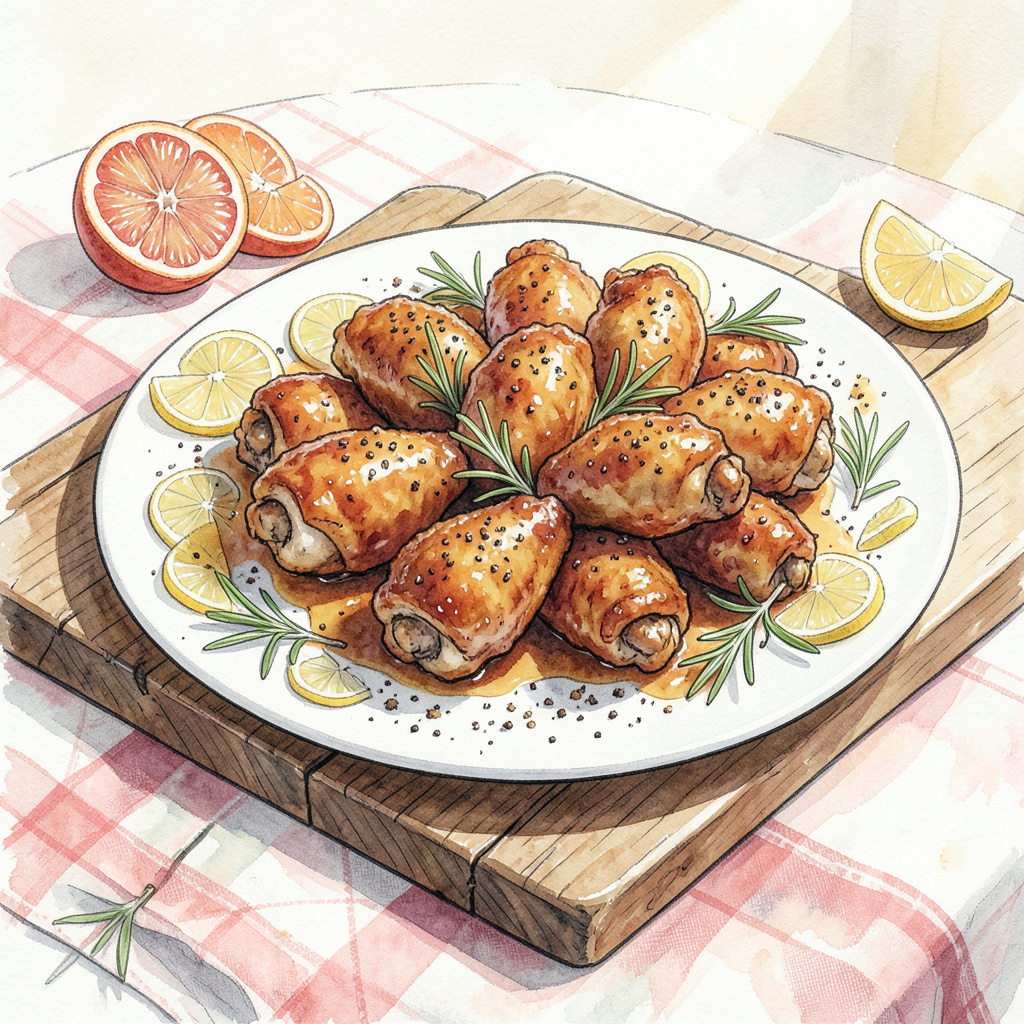 Chicken Wing Reference Chicken Wing Lemon Pepper Recipe: Crispy Spice Perfection – Mama ...